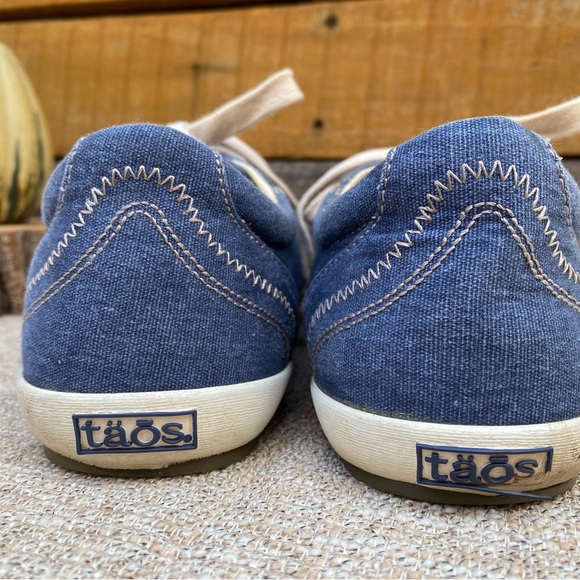 täōs blue wash canvas women’s sneakers size 9.5 EU 40 Taos footwear - Picture 15 of 15